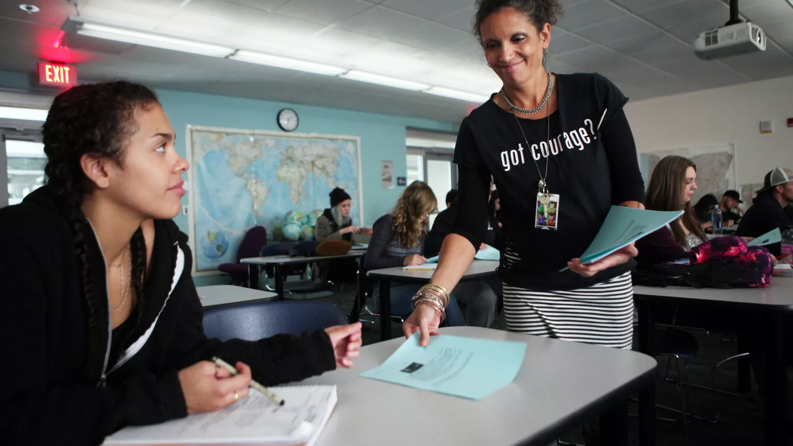 Students at Lane Community College