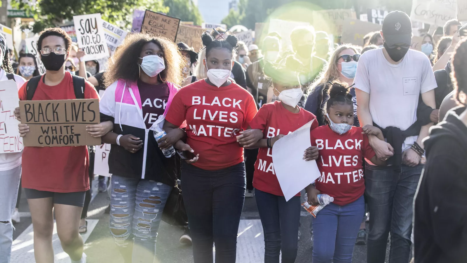 Students march for Black Lives Matter