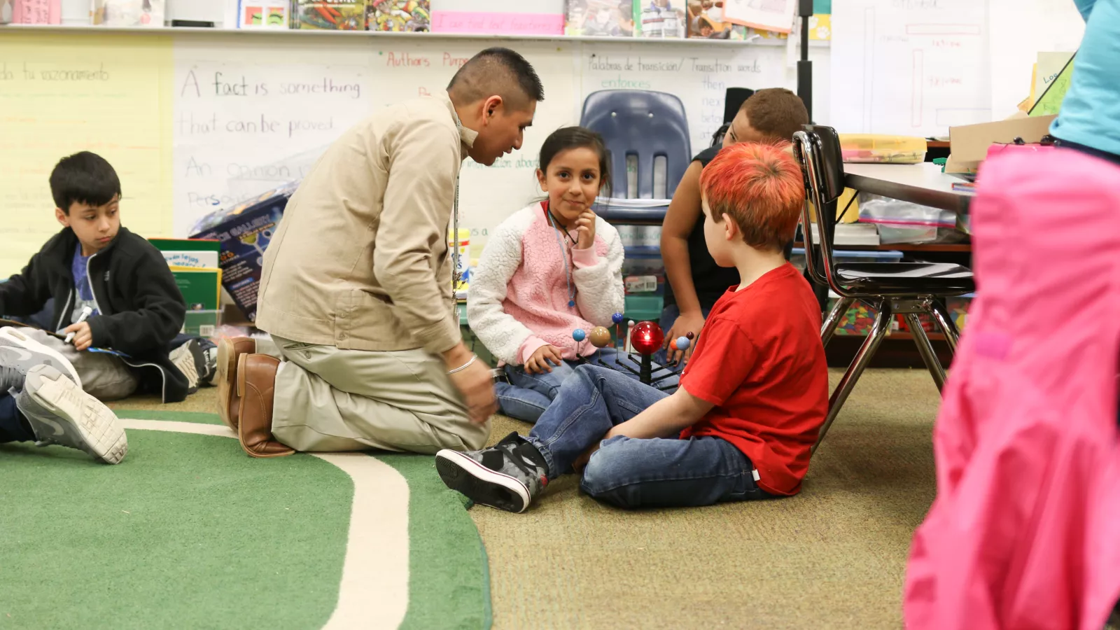 Beaverton EA member works with students