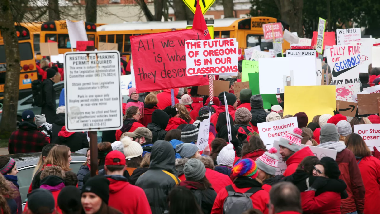 OEA members rally at capitol