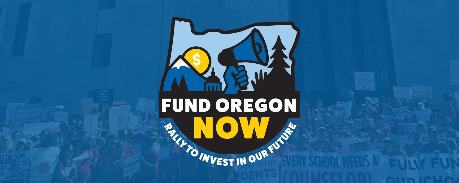 Fund Oregon Now rally logo