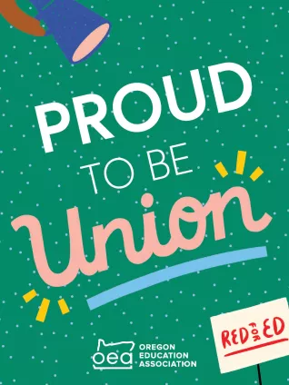 Proud to be Union sign