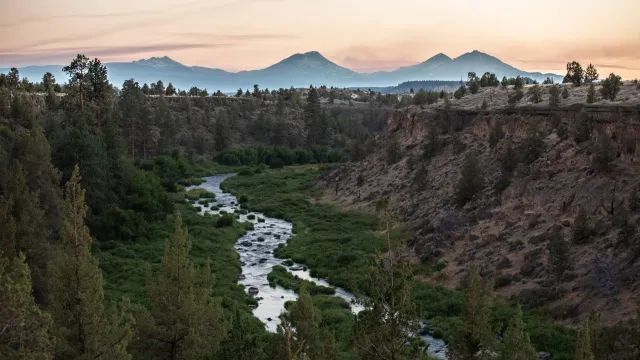 Deschutes county landscape photo